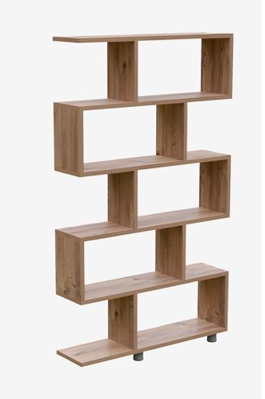 Hanah Home - Bokhylla Elif - Furu - Brun - Bokhyllor - Från Homeroom