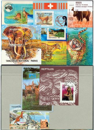 Vilde dyr 10 miniark