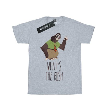 Disney Girls Zootropolis What ́s The Rush Bomull T-shirt 7-8 år