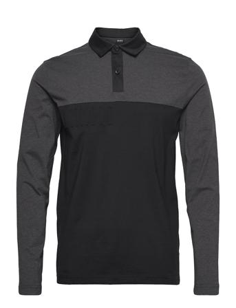Plisy 1 Polos Long-sleeved Monivärinen/Kuvioitu BOSS