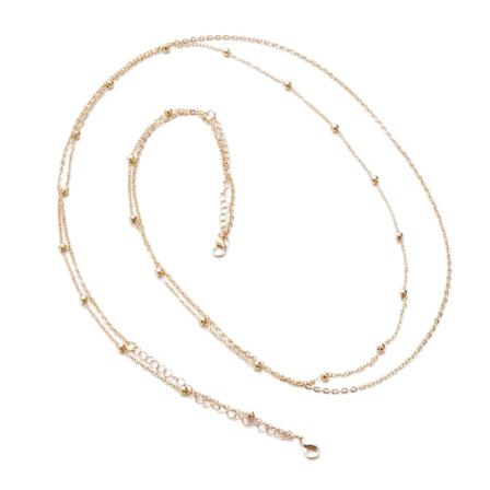 Modesele Midja Body Belly Kedja Body Chain Smyckesbälte