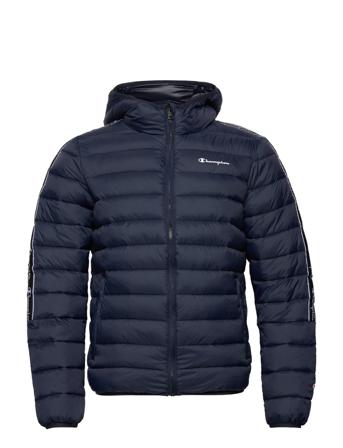 Hooded Jacket Fôret Jakke Marineblå Champion