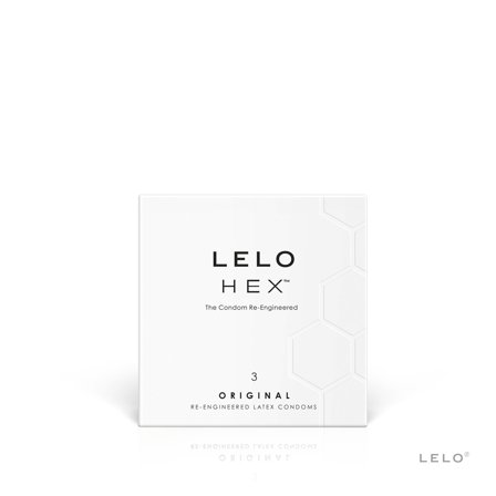 Lelo: HEX Condoms - 3 pack - Erotik Vuxen: Kondomer
