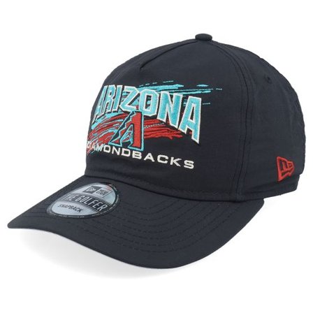 New Era - MLB Svart snapback Keps - Arizona Diamondbacks Throwback Brush Black Strapback @ Hatstore