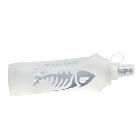 250 ml 500 ml sammenklappelig vandpose Bærbar Ultralet TPU Blød kolbe Vandflaske Udendørs Sport Vandring Camping Sammenklappelig vandpose 500ml clear 