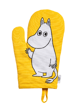 Arabia Mumin grytvante 14x28cm Mumintrollet Kökstextil Gul 14x28 cm