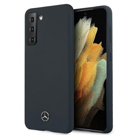 Mercedes Silikoni Line kotelo Samsung Galaxy S21:lle - sininen