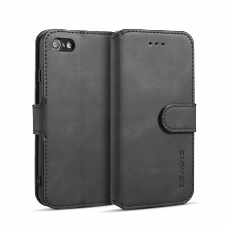 IC iPhone 7/8 mobilfodral PU læder Sort