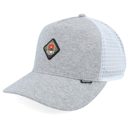 Djinns - New Hft Cap Waffle Mountain Dark Grey A-Frame Trucker Trucker Grey Cap - @ Hatstore
