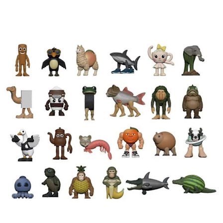 Traalero Blind Box Figurer, Set om 6, Samlarleksak