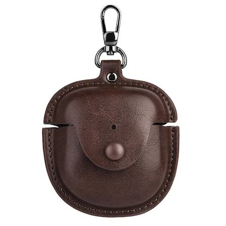 PU-läderfodral för Bose QuietComfort Earbuds II Bluetooth-hörlurar, stöttåligt fodral med nyckelhållare