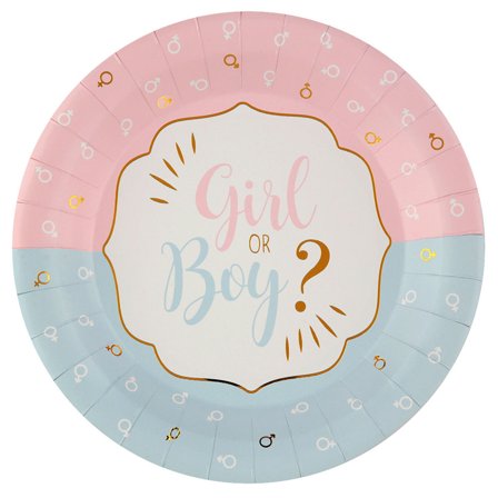 Papptallerkener Girl or Boy