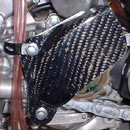 Kettenschutz Vorne Pro-Carbon - Yamaha YZ 250F 2024-2026