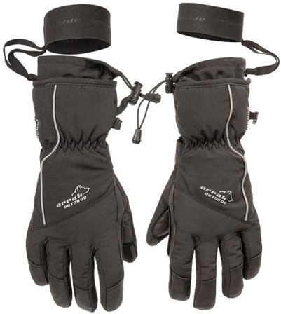Arrak Outdoor Arrak Powder 5-finger Glove Black