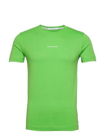 Micro Branding Essential Ss Tee Green Calvin Klein Jeans