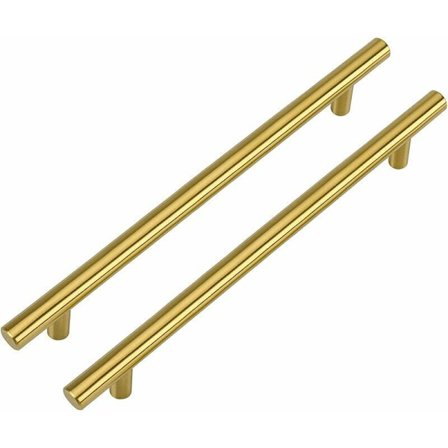 Kultaiset messinkiset keittiön vetimet, 2 kpl, 160 mm keskireikä, yhteensopiva IKEA-huonekalujen kanssa