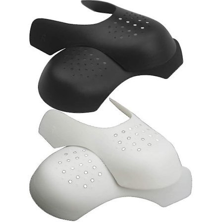 Air Force 1 Anti-veckningsskydd, Anti-veckningsskydd för skor, Tåskydd för män 7-12 Niuniu (L, Vit)