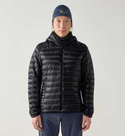 Haglöfs L.I.M Down II Hood Men True Black - Herre - L