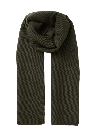 Wera Plisserad scarf CARA Halsdukar & scarves Grön ONESIZE
