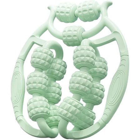 Muskelrulle - Massasjerulle for ben, 15 ruller benrulle og leggmassasjerulle, muskelruller for legger, ben, armer, tennisalbue{HH} Grønn