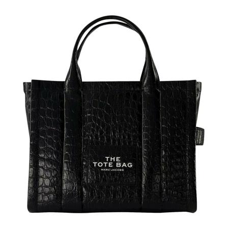 Marc Jacobs Pre-owned, Pre-owned The Small Tote In Black Leather Zwart, Dames, Maat:ONE Size,leer