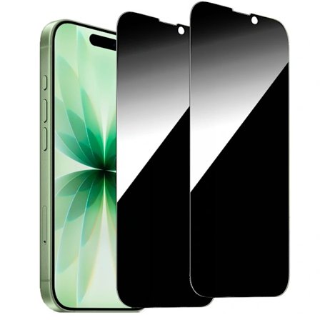 2-Pack iPhone 17 Pro Max Privacy Skärmskydd - Anti-Spy Tempered Glass