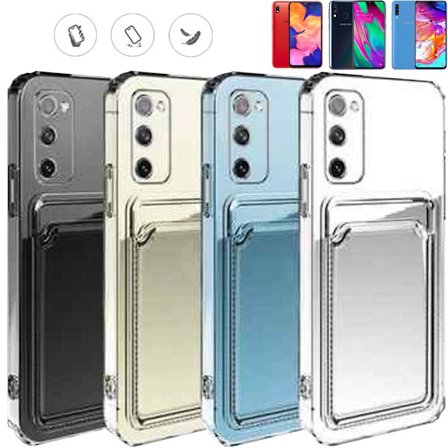 Samsung Galaxy A70/A50/A40/A10 etui med kortholder slot -