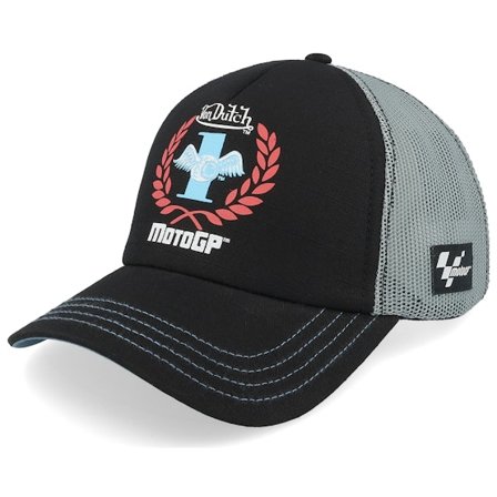 Von Dutch - Motor Zwart trucker Cap - Moto GP Black/Grey Trucker @ Hatstore
