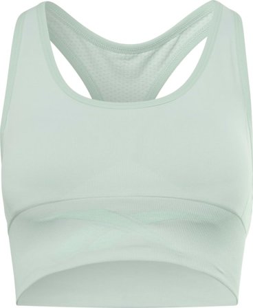 Reebok Women's Workout Ready Seamless Sports Bra Women undergarment Green L