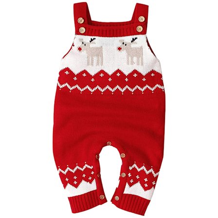 Baby Pojke Julkläder Småbarnskläder Flicka Baby Tröja Re