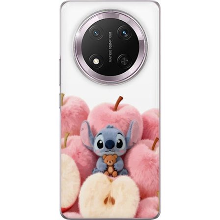 Kompatibelt Mobildeksel til Honor Honor Magic7 Lite Fargerikt kollasj med futuristiske jente grupp karakterer, hjerter og glitter i moderne pop og k p