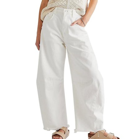 Vida Ben Denimbyxor Bekväma Andningsbara Byxor för Dejting och Pendling