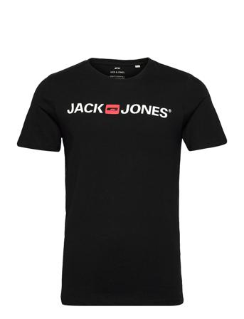 Jjecorp Logo Tee Ss Crew Neck T-shirt Sort Jack & J S