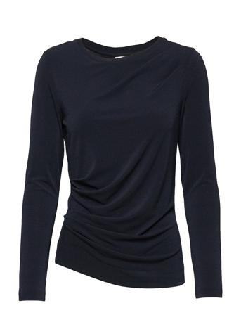 Trude Top T-shirts & Tops Long-sleeved Tummansiniset InWear