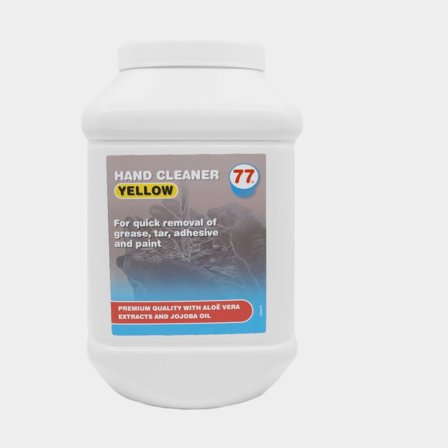 77 Handrengöring Gul