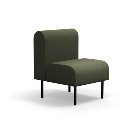 Modulsofa VARIETY, 1-Sitzer, Stoff Blues CSII, olive