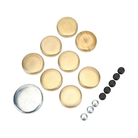 Frostpluggsett i messing for Chevy Small Block 283 305 327 350 Erstatning -Sy