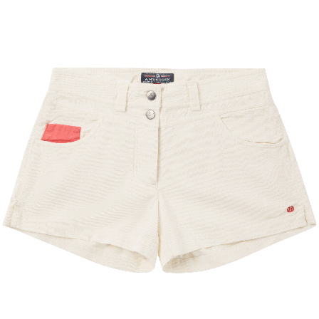 Amundsen 4Incher Wild Velvet Shorts Womens White