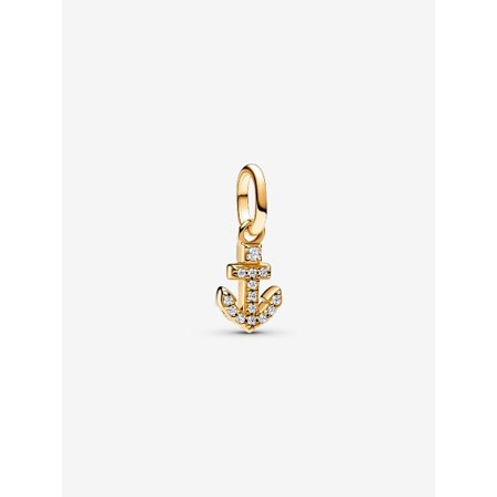 Pandora - P ME Anker Mini Dingle Charm - 14k gullbelegg