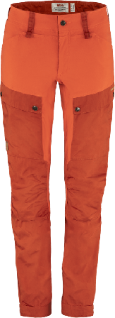 Fjällräven Women's Keb Trousers Short Women hiking trousers Red 40 SHORT