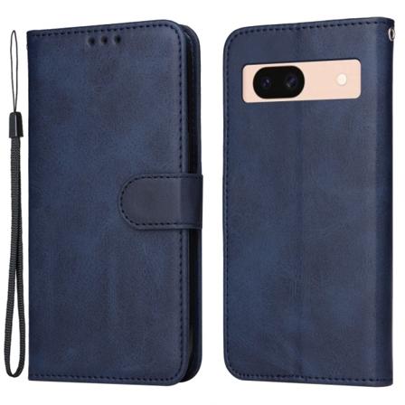 SKALO Google Pixel 8a PU-læder Pungetui - Vælg farve Blue