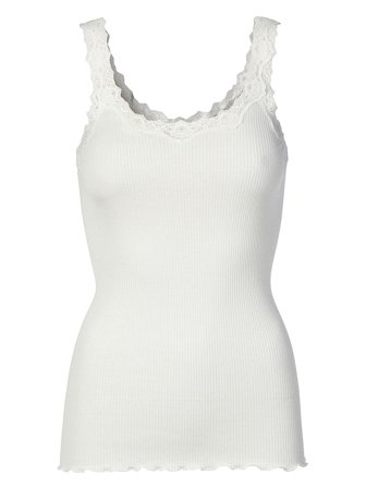 Rosemunde RWBabette Silk SL Deep Back Lace Top, Tøj & Bolig, Tøj, Toppe