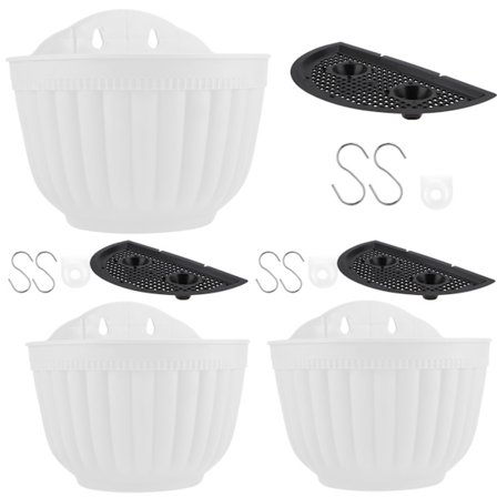 PP Plast Blomkruka Hängande Vägg Blomkruka Polypropen Resin Planter