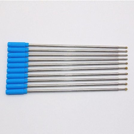 10 stk. Krydsformede Kuglepen Refiller Blæk Medium & Sort Wf Shytmv{EE}