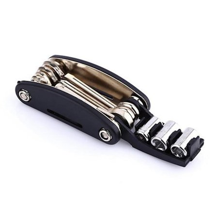 Multifunktionelt Værktøj / Cykel Repair Kit - 15 in 1