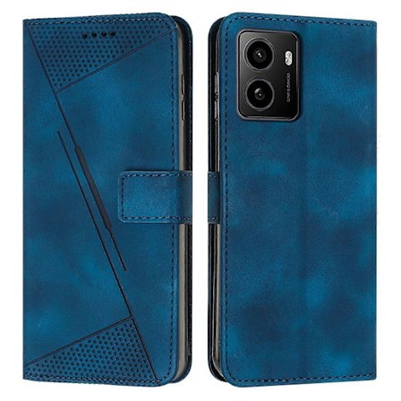 Dream Triangle Læder Telefonetui med Lang Snor til HMD Pulse Pro [DB] Blå