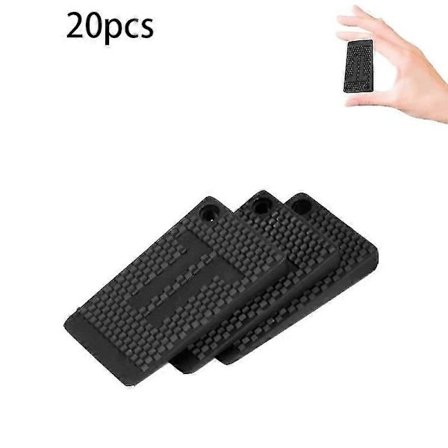 Bordsshims Premium Mjuka Möbelkuddar Nivellerare Restaurang Plastshims (20 st, Svart) 2025:e