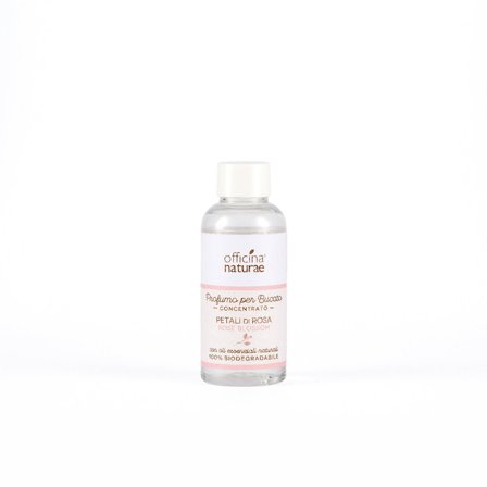 Officina Naturae PROFUMO PER BUCATO CONCENTRATO PETALI DI ROSA 100ml - Prodotti bucato