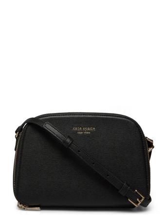 Devin Double Zip Dome Crossbody Bags Crossbody Bags Black Kate Spade
