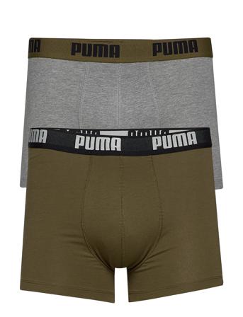 Puma Basic Boxer 2P Boxershorts Grøn PUMA